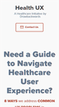Mobile Screenshot of healthux.com